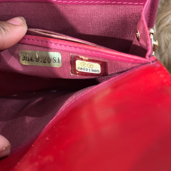 ❤️COCO CHANEL RED GLITZ CLUTCH 💯 - Picture 4 of 12